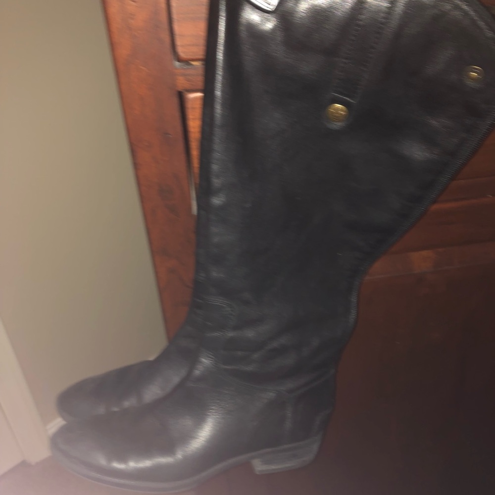 Sam Edelman Black Leather Boots